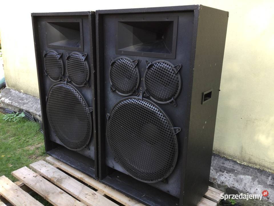 KOLUMNY ESTRADOWE 2x1000 W trójdrożne Łask