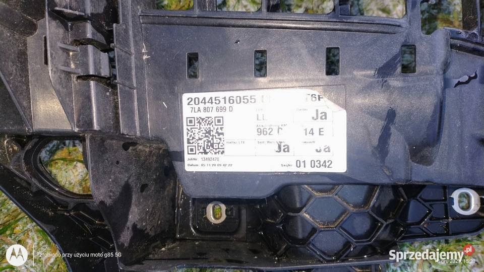 Atrapa grill wzmocnienie VW bus T6 7LA 807 699 osobowe Lubin