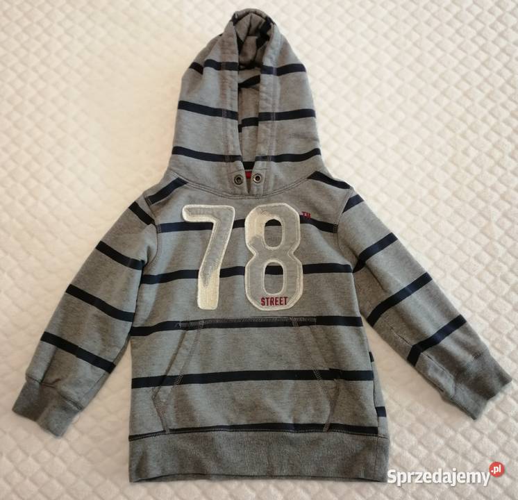 Bluza z kapturem długi rękaw kangurka HM 110116 Dla Dziecka Czeladź