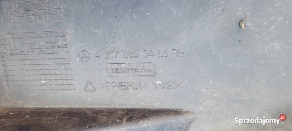 MERCEDES W217 RAMA SLIZG ZDERZAKA PRAWY PRZOD osobowe Karoseria śląskie Ruda Śląska
