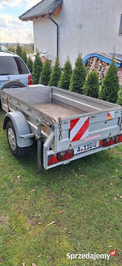 Przyczepka samochodowa lekka 750 super stan towarowe opolskie Dębska Kuźnia