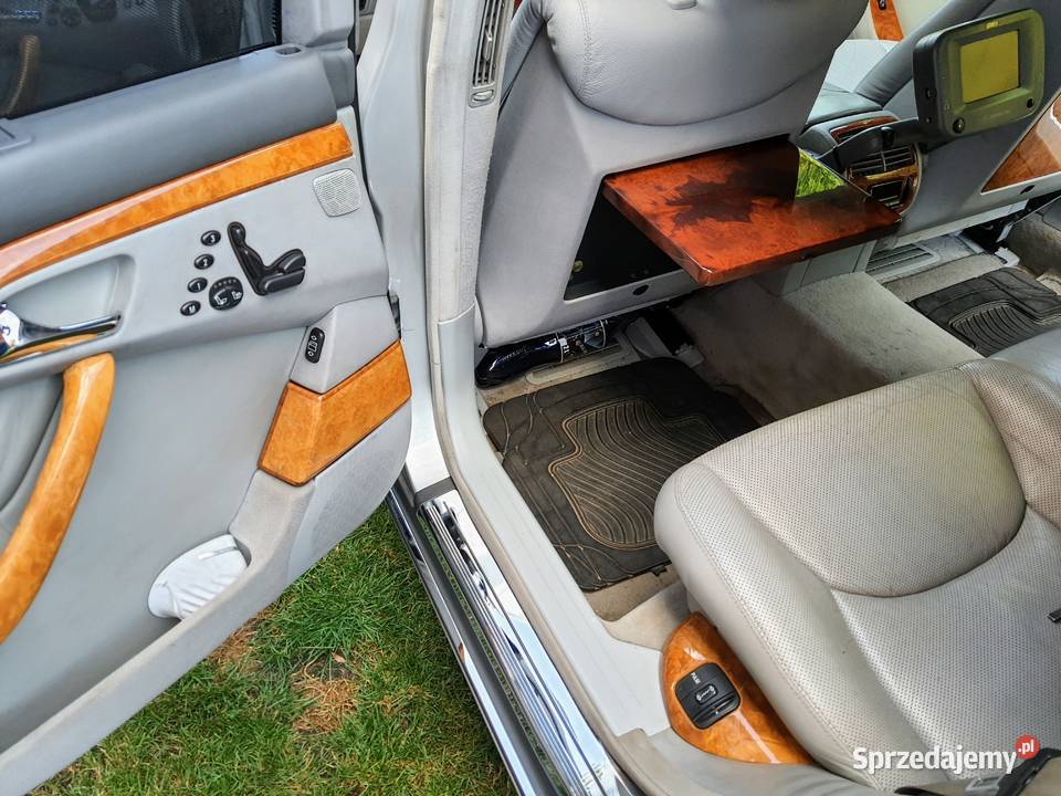 Siedziska tylnej kanapy Mercedes S w220 wentyle kujawsko-pomorskie Brzoza