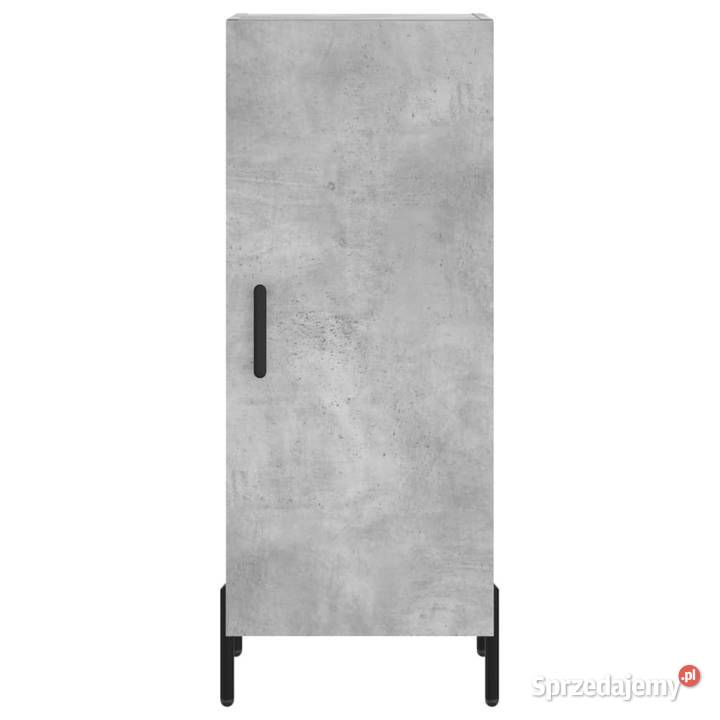 Wysoka szafka szarość betonu 345x34x180 Warszawa