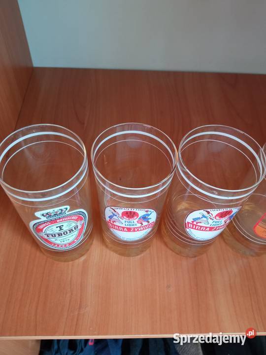 Kufle Birra Żywiec Tuborg PRL podkarpackie
