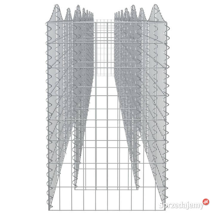 Łukowaty kosz gabionowy 600x50x100 galwanizowane