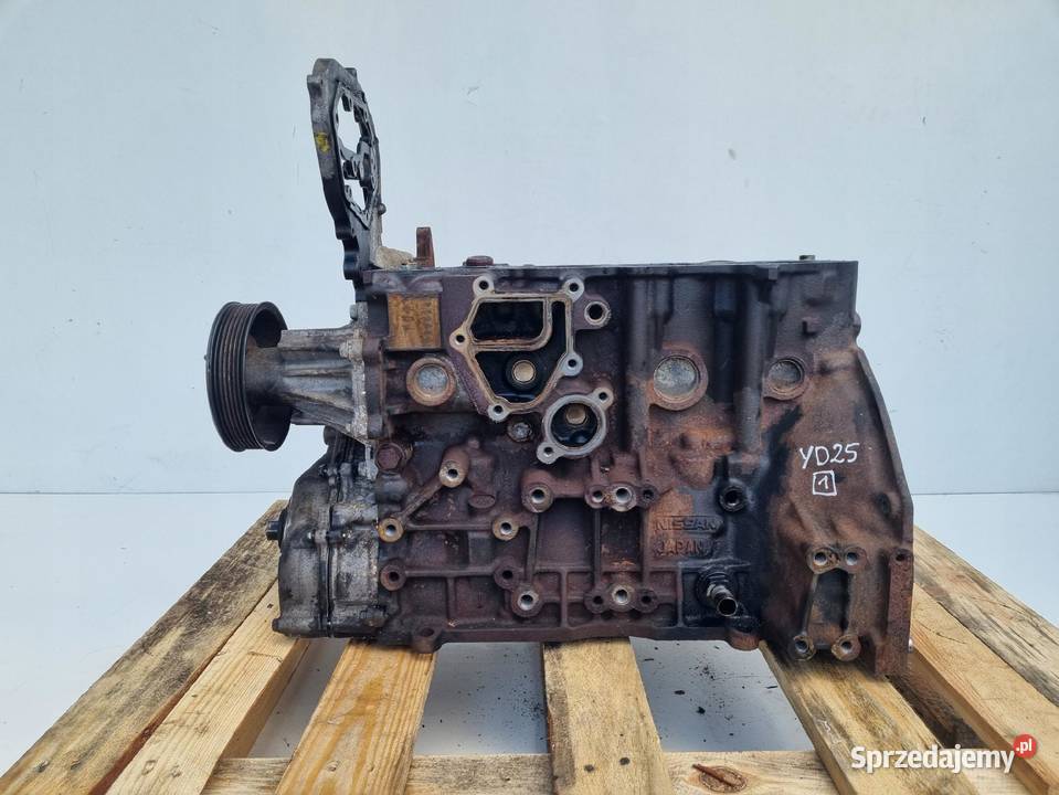 DÓŁ SILNIKA BLOK WAŁ TŁOK Nissan Navara III D40