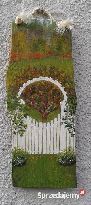 Obraz olejny na desce Rękodzieło