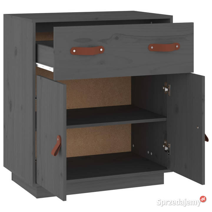 Szafka szara 655x40x75 lite drewno sosnowe Warszawa