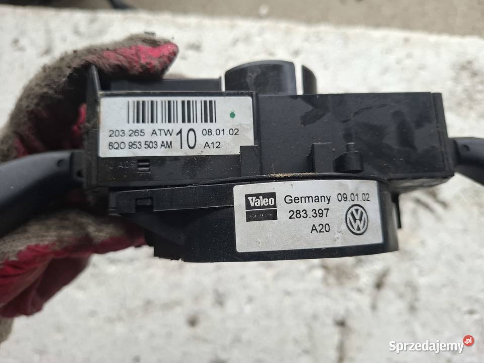 Przełącznik Zespolony Pająk Volkswagen Polo 9N osobowe Wisznice