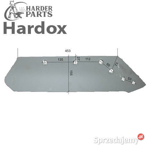 Lemiesz 16 300ha HARDOX 622172P części do pługa Suwałki