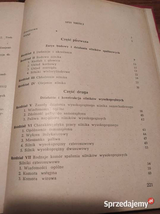 SAMOCHODOWE SILNIKI WYSOKOPRĘŻNE TUSZYŃSKI technika, nauki techniczne Osięciny