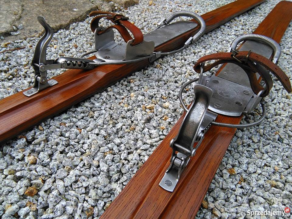 Stare drewniane narty 1939 Antyki Szklarska Poręba