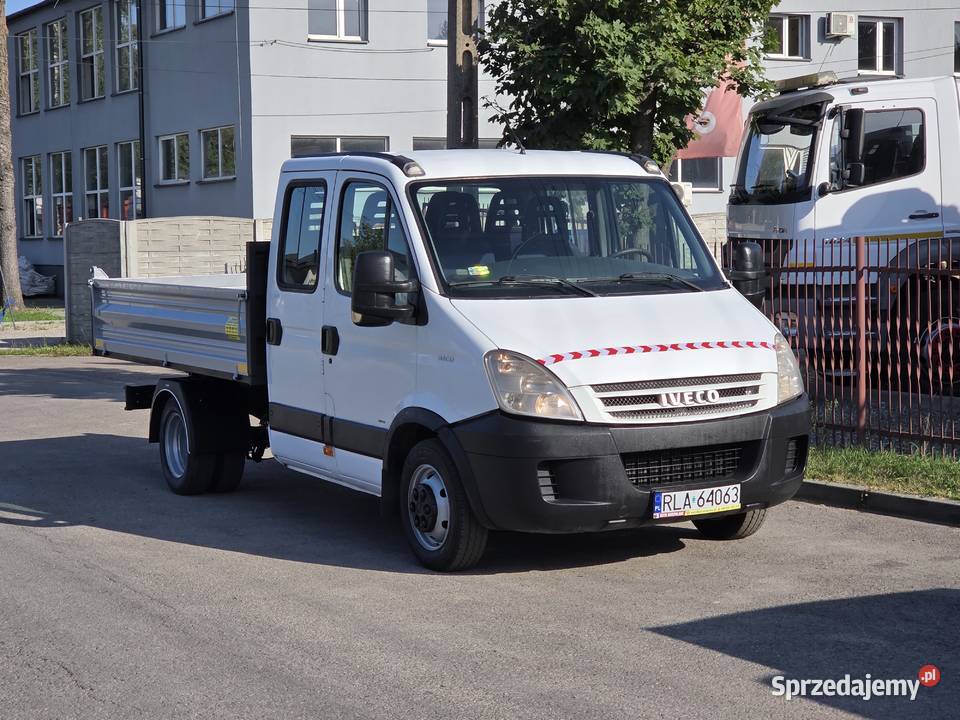 IVECO DAILY 35C12 Doka 7 osób Kiper 3m Pilot 296474km