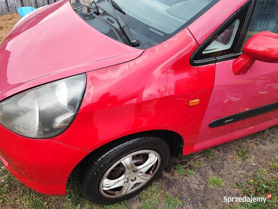 Honda Jazz 14 czerwona na części osobowe wielkopolskie sprzedam