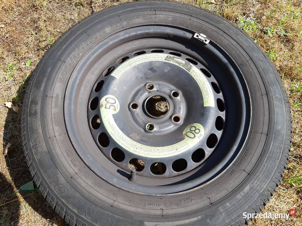 Koło zapasowe zapas Audi A4 5x112 15 mazowieckie Siedlce