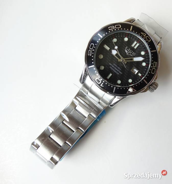 Zegarek męski sportowy styl nurka Seamaster Zegarki Zegarki Gorzów Wielkopolski