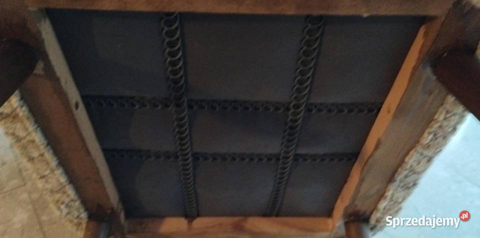 stary fotel PRL muszelka sprzedam