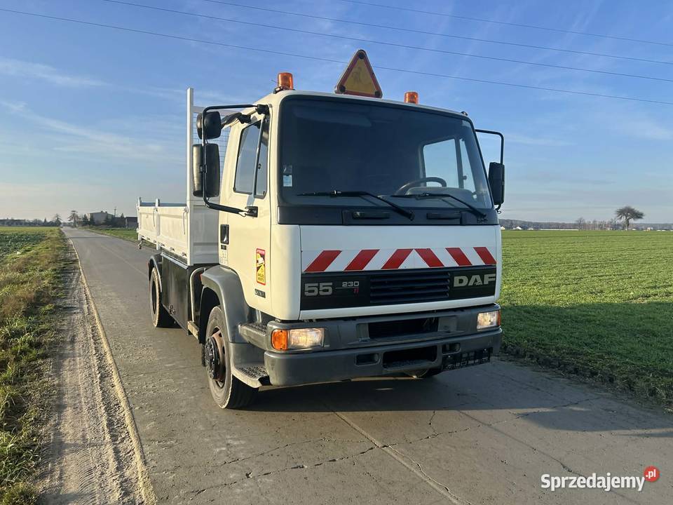 Daf 55 230 wywrotka dwuosiowa 15tdmc resor nie Motoryzacja Rogów
