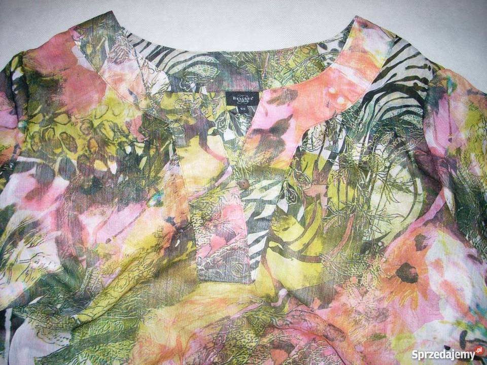 Zwiewna Tunika modna elegancka wzory 52 54 Nowy Sącz