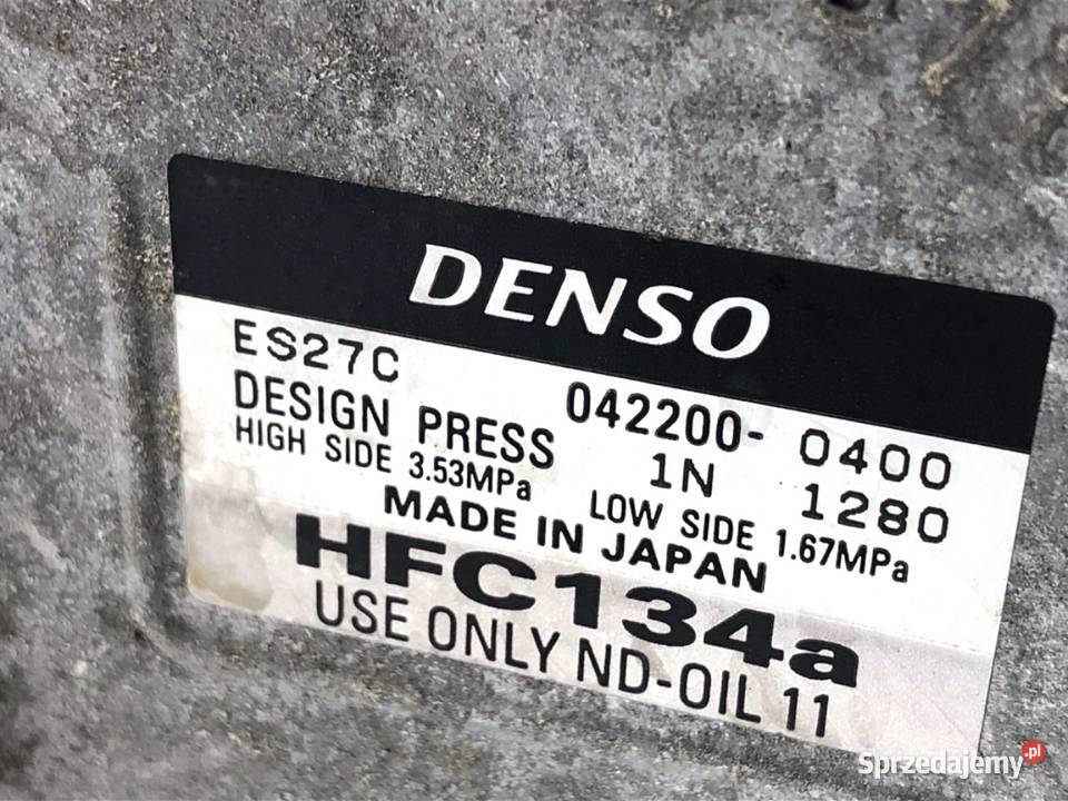 SPRĘŻARKA KLIMATYZACJI LEXUS CT 0422000400 18 99