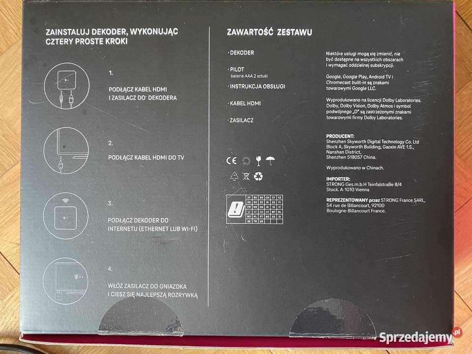 Dekoder Magneta TMobile TV STBHY 4402 Sopot