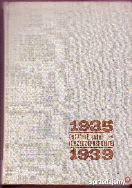 6627 OSTATNIE LATA DRUGIEJ RZECZYPOSPOLITEJ 1935 Czyrna sprzedam