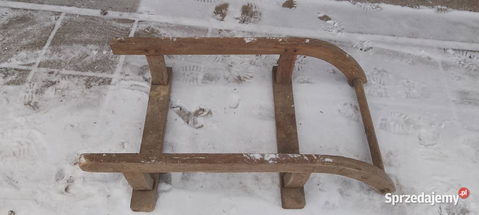 Stare saniesanki debowe Sanki Augustów