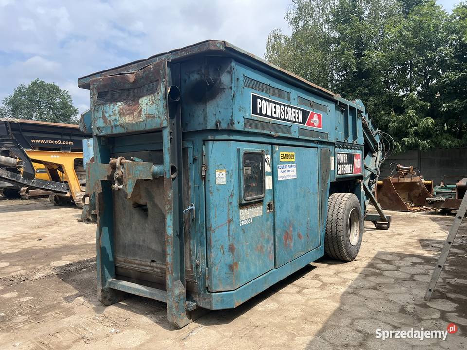 Kruszarka rozdrabniacz wolnoobrotowy Powerscreen Zator sprzedam