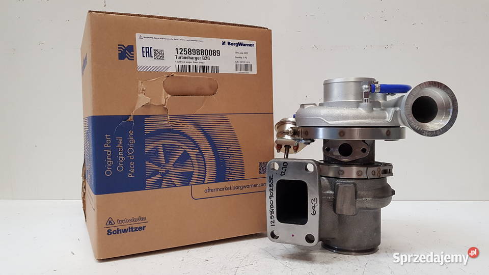 Nowa turbosprężarka BorgWarner KKK 12589700089 Siedlce