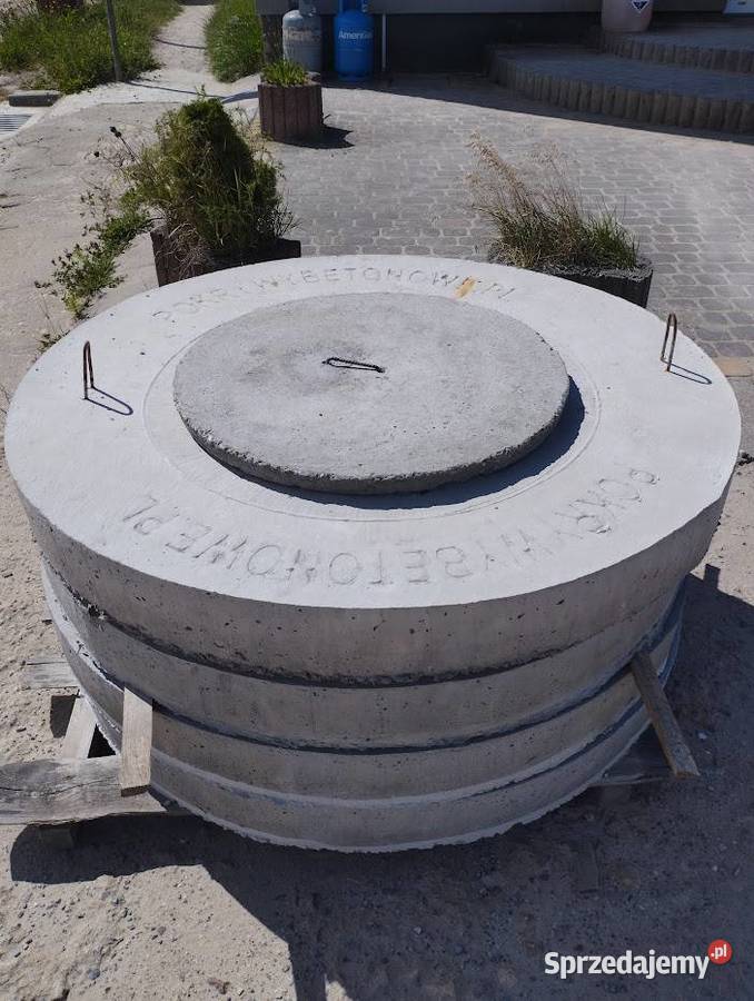 Właz betonowy 60 pokrywa na szambo studnie Parszów