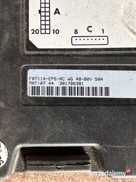 Sterownik ZAPI F07114 EPSAC WG 4880V 50A Antonie