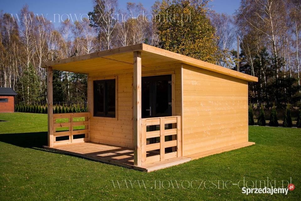 Drewniany domek do 35m2 Ibiza 3 wym 4x4m Dom i Ogród Bydgoszcz