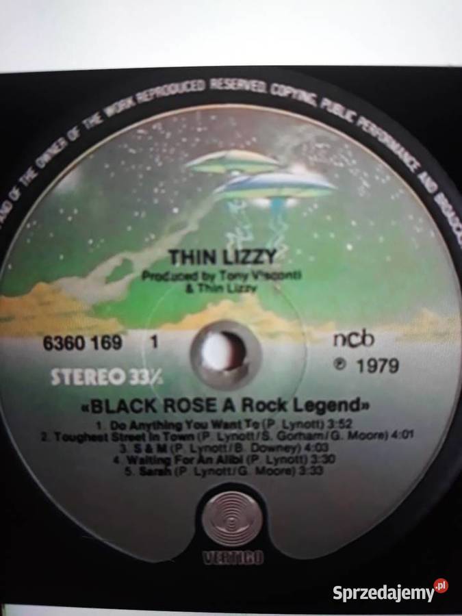 Klasyka hard rocka THIN LIZZY Black Rose 1979 podkarpackie Rzeszów