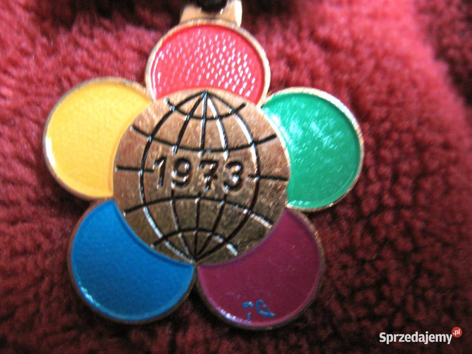 Broszka Przypinka metal Festiwal Aufgebot 1973 mazowieckie
