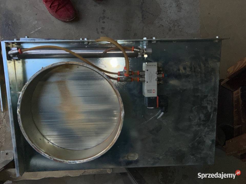 Zasuwa elektro pneumatyczna  ocynkowana małopolskie