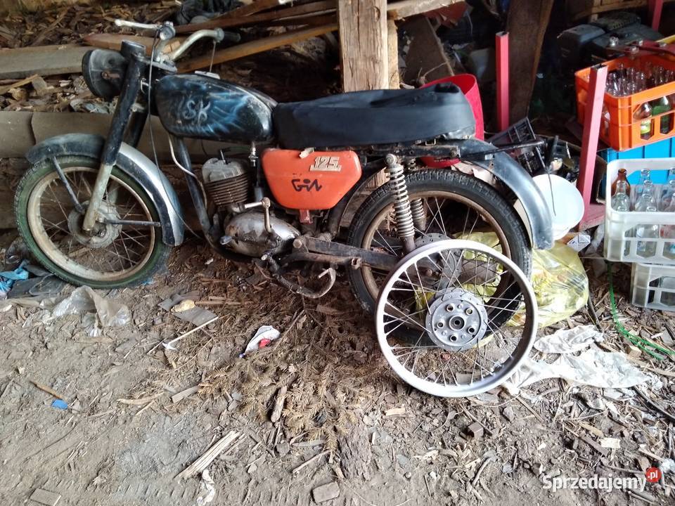 Wsk 125 sprawna pali na dotyk Lutcza