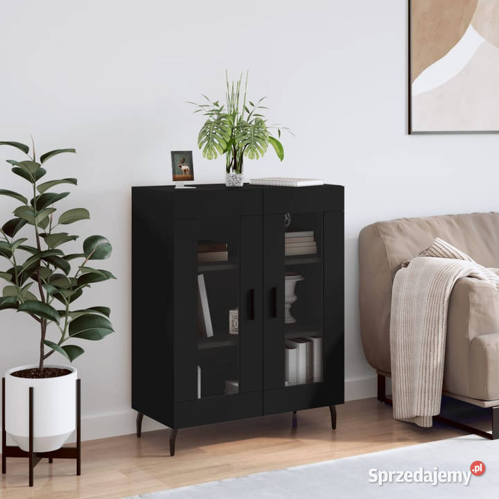 Szafka czarna 695x34x90 materiał drewnopochodny Warszawa sprzedam