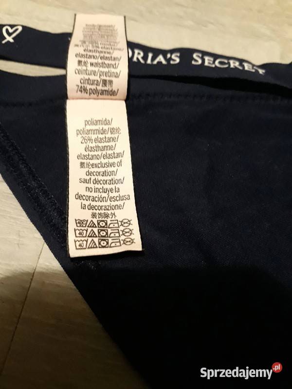 Stringi Victoria Sekret w kształcie litery V z Victoria's Secret śląskie Sosnowiec