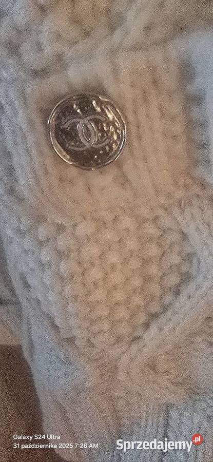 Sweterek gruby wełna z kaszmirem nowy chanel Swetry i golfy Bydgoszcz