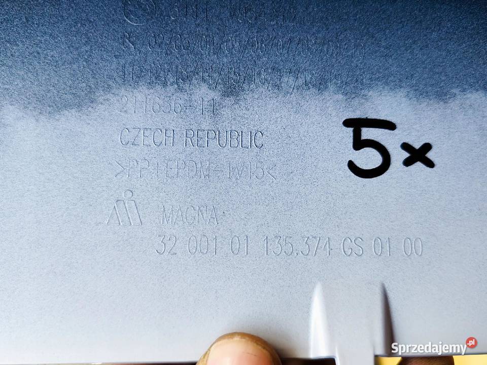 BMW X1 F48 DOKŁADKA ZDERZAKA SPOJLER PRZÓD wielkopolskie Przemęt