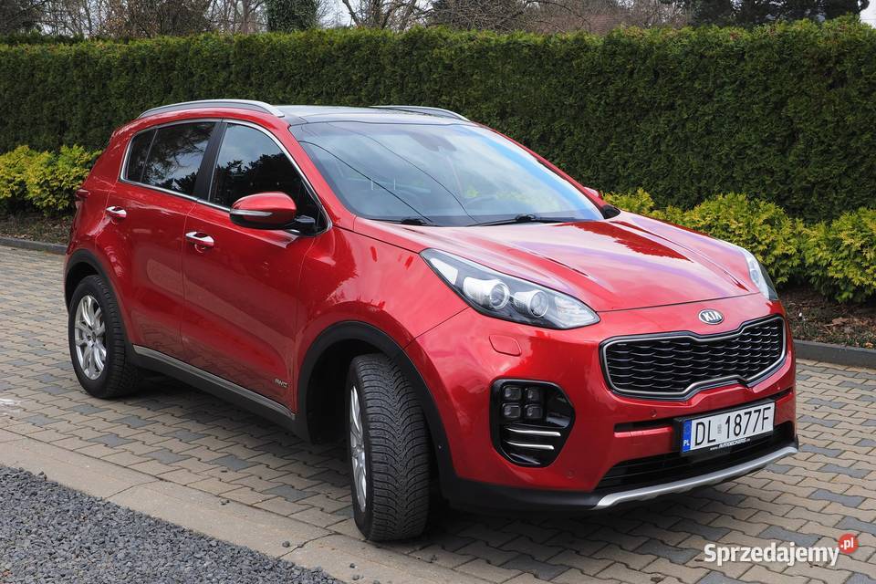 Kia Sportage GT line 4x4 Hak wyposażenie wspomaganie kierownicy Bielsko-Biała