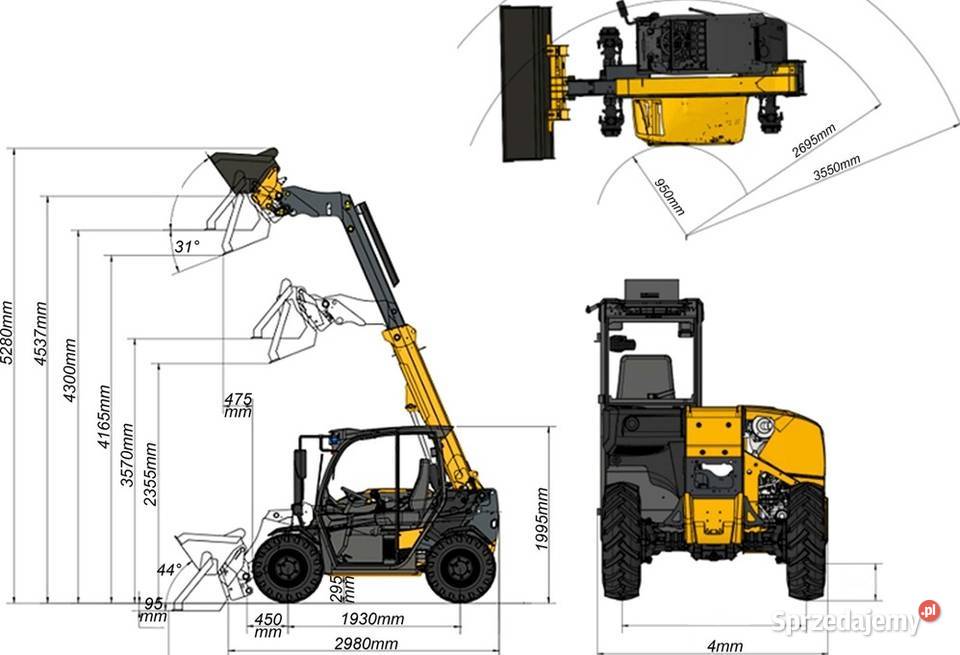 Ładowarka teleskopowa Hornet TL udźwig 1500 Nowa wielkopolskie Kalisz