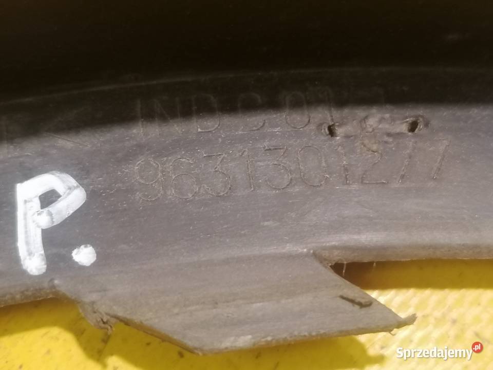 listwa dolna prawa zderzaka przód 9631301277 sprzedam