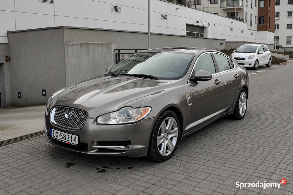 Jaguar XF 30d 275 2010 r Automat Skóry 222000km Wrocław