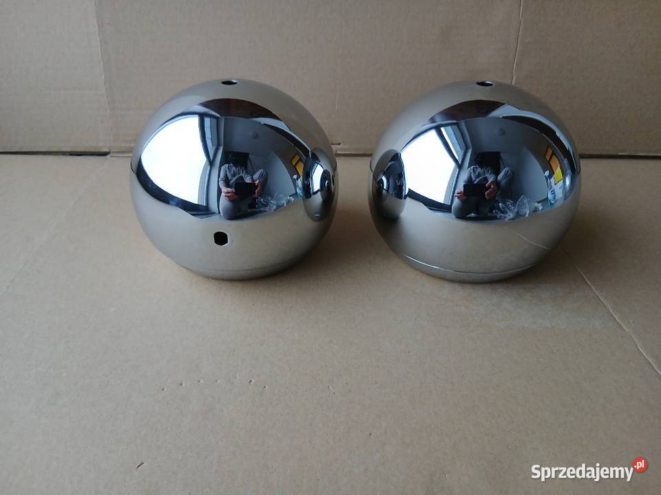Klosz do lampy KULKA KULA metalowa CHROM 150mm