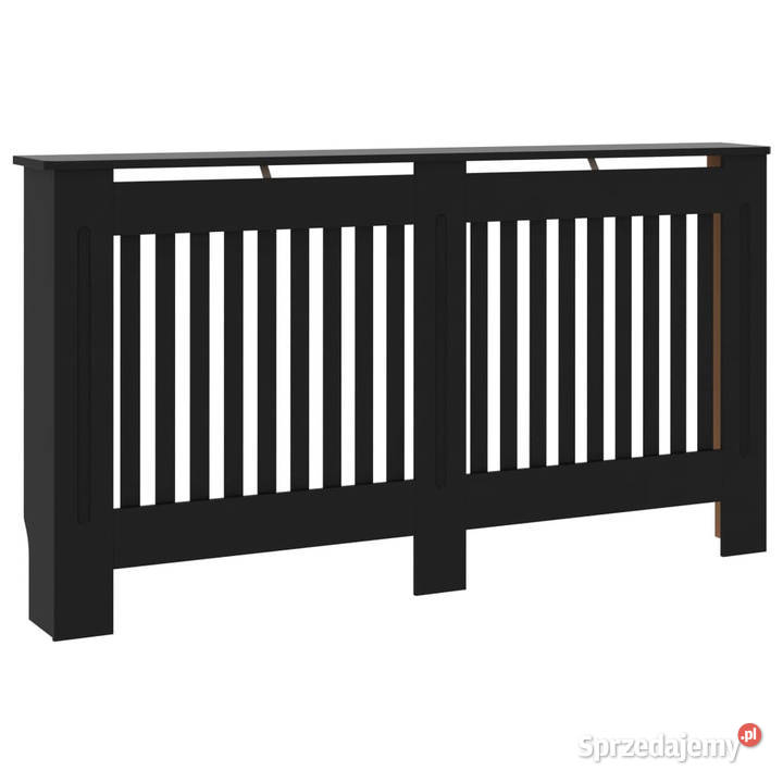 Osłona na kaloryfer czarna 152x19x815 MDF Warszawa