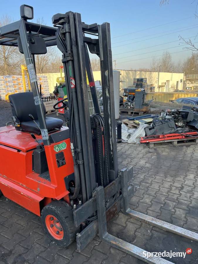 Linde E16P elektryczny maszt z wolnym skokiem śląskie Katowice