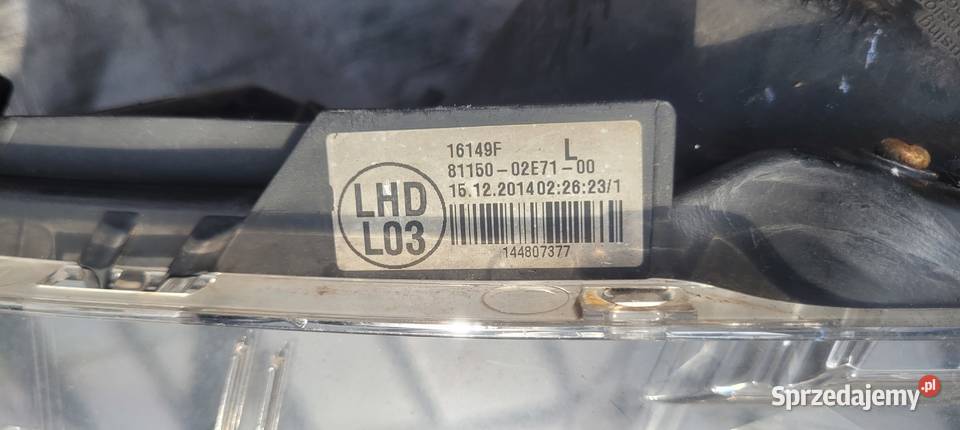 REFLEKTOR LAMPA LEWY PRZÓD TOYOTA COROLLA E16 Ruda Śląska sprzedam
