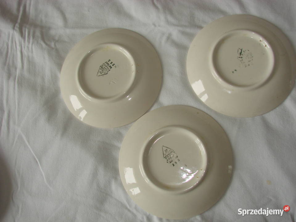 Koło fajansowy talerz PRL Pruszcz Gdański