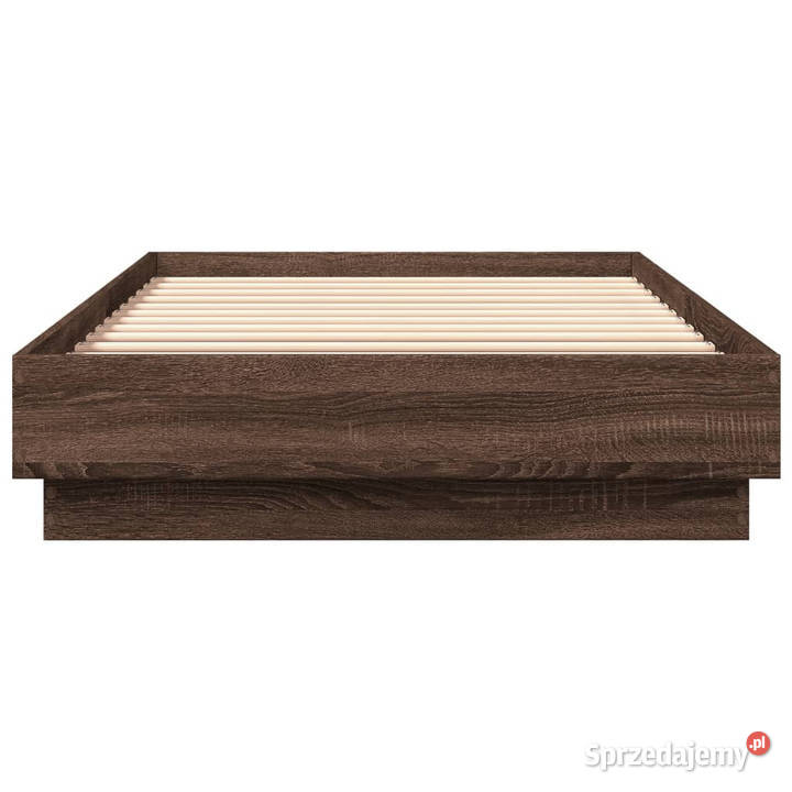 Łóżko bez materaca brązowy dąb 90x200 WM839608 Warszawa